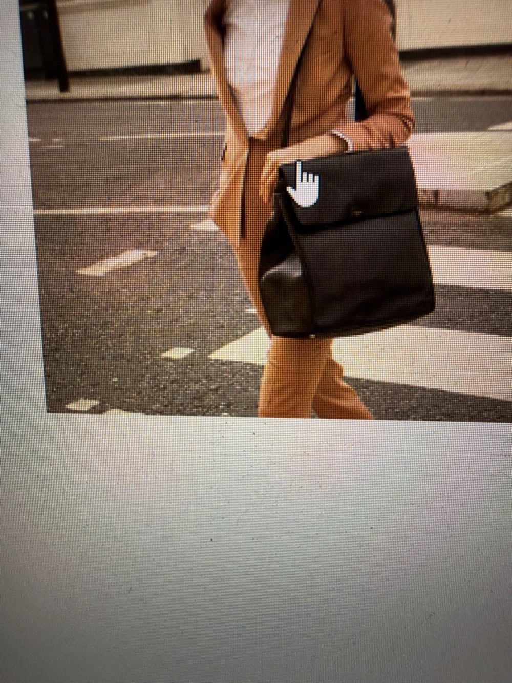 Saint James, leather stork, sack, nappy bag diaper bag, black leather Elegant! - Picture 2 of 4